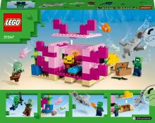 LEGO® Minecraft™ komplekts "Aksolotla namiņš", Art. 21247