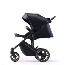 KinderKraft Prime 3 in1 Art.KSPRIM02BLK3001 Mink Pro Venezian Black Универсальная коляска 3 в 1