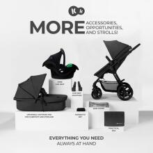 KinderKraft Prime 3 in1 Art.KSPRIM02BLK3001 Mink Pro Venezian Black Универсальная коляска 3 в 1
