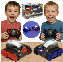 Bebe Basic Art.KX3671 R/C Набор из двух больших радиоуправляемых танков для 2 игроков со светом и звуком