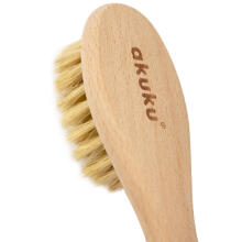 Akuku Wooden Brush Natural Art.A0669  Детская расческа с натуральной щетиной