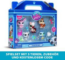 Littlest Pet Shop Winter Besties kolekcionāru komplekts – 5 dzīvnieku figūriņas un aksesuāri Art. BF00573