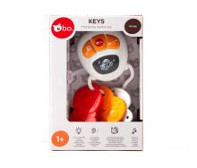 Bo Rattle Keys Art.184117  Interaktīva rotaļlieta - zobgrauznis "Atslēgas"