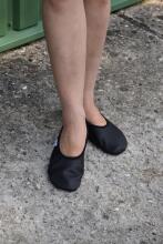 Bebe Basic Hip-Hop Gymnastics Shoes Art.SB120 Black Vingrošanas, sporta dejošanas čības ar ādas zoli