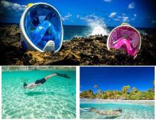 Free Breath Snorkeling Mask M2068G L/XL blue
