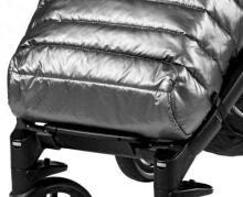Peg Perego '21 Footmuff Pliko Mini Art.IKAC0004 Grey  Чехол для ног на прогулочную коляску