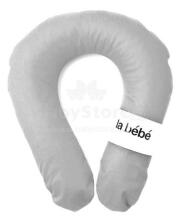 La Bebe™  Cotton Nursing Maternity Pillow Art.1903 Dark grey