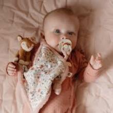 Little Dutch Cuddle Cloth Garden Art.9027  Мягкая погремушка из хлопка (100% натуральная)