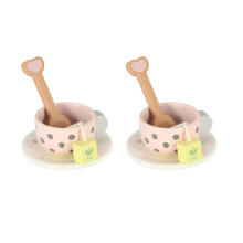 Ikonka Art.KX3771 Lulilo Coffee tea service wooden set