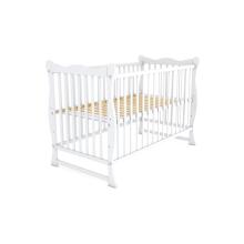 Bocian Kids Julia Art.190852 White  Детская деревянная кроватка 120x60см