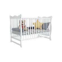 Bocian Kids Julia Art.190852 White  Детская деревянная кроватка 120x60см