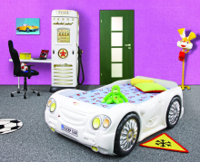 Plastiko Sleep Car Art.19092 Детская стильная кровать-машина с матрасом 180x90cм