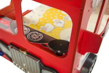 Plastiko Fire Truck Art.19097 Двухярусная кровать Пожарная с матрасом 190x90 cм