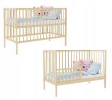 La Bebe™ Loft Cribbed Art.191493 Cloud Baby wooden classical bed