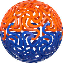 WABOBA Brain, 3D puzle un bumba vienā, trīs dažādās krāsās, W93