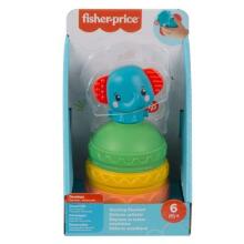Fisher Price Stacking Elephant Art.GWL66 Piramīda Zilonis