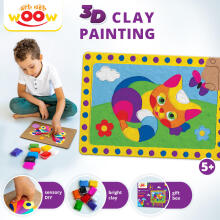 KIDS DO  Art.WP1505 3D Clay painting. KITTEN