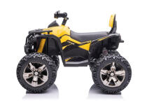 Lean Toys  Electric Ride On Quad Art.QLS-3288 Yellow Электромобиль/квадроцикл детский