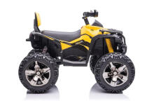 Lean Toys  Electric Ride On Quad Art.QLS-3288 Yellow Электромобиль/квадроцикл детский