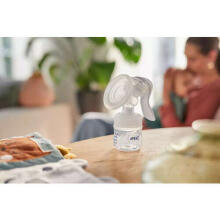Philips Avent Lotus Art.SCF430/13 Ручной молокоотсос с контейнерами для хранения молока