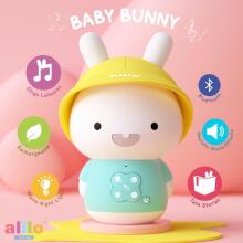 Alilo Smart Hare G9 RU – Interactive Musical Player and Developmental Toy for Children from 0+, with Russian Voice and 8GB Memory, Safe Silicone Ears, and Night Light