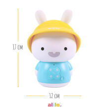 Alilo Smart Hare G9 RU – Interactive Musical Player and Developmental Toy for Children from 0+, with Russian Voice and 8GB Memory, Safe Silicone Ears, and Night Light
