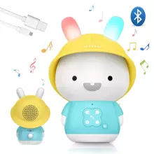 Alilo Smart Hare G9 RU – Interactive Musical Player and Developmental Toy for Children from 0+, with Russian Voice and 8GB Memory, Safe Silicone Ears, and Night Light