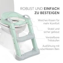 Kikkaboo Toilet Seat  Lea Mint Art.200529 Bērnu tualetes poda sēdeklis ar kāpnēm