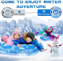 Kids World SnowTube Art.201266 Izturīgas piepūšamas sniega caurules ar izturīgiem rokturiem 100cm