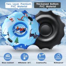 Kids World SnowTube Art.201267 Прочные надувные санки/подушка для катания по снегу с надежными ручками 130см
