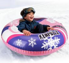 Kids World SnowTube Art.201268 Прочные надувные санки/подушка для катания по снегу с надежными ручками 89см
