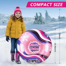 Kids World SnowTube Art.201268 Прочные надувные санки/подушка для катания по снегу с надежными ручками 89см
