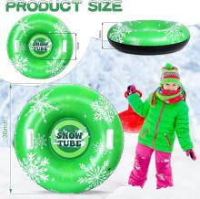 Kids World SnowTube Art.201274 Прочные надувные санки/подушка для катания по снегу с надежными ручками 91см