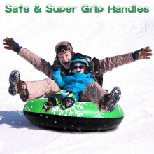 Kids World SnowTube Art.201274 Прочные надувные санки/подушка для катания по снегу с надежными ручками 91см