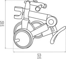 MoMi Filo 3-in-1 Tricycle Art.202894  A transformable children's tricycle with or without pedals, weighing up to 25 kg
