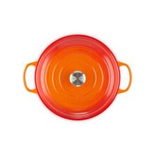 Le Creuset Чугунная неглубокая кастрюля 30 см / 3,5 л оранжевая 