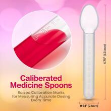 Calibrated Medicine Spoon for Kids Art.20888 Дозатор/ложка медикаментов,2 шт