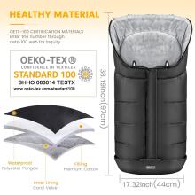 Bebe Basic Footmuff Universal Art.209461 Light Grey ziemas guļammaiss