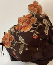 La Bebe™ Boutique Lingerie Art.20975 Summer Collection Flowers Brown Maternity Bra