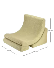 WigiWama Teddy Moon Art.W598437 Matcha Chair