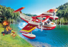 PLAYMOBIL ACTION HEROES Пожарный морской самолет с функцией пожаротушения 71463