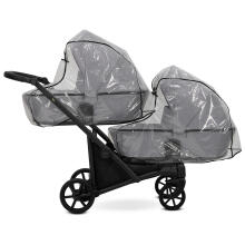 Kunert Brav Duo Art.BD-15 Baby Pink Eco  Универсальная коляска для двойни 3 in 1