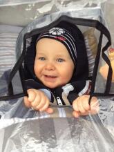 Universal Rain Cover for Twins Art.21095 Universal rain cover for a stroller (twins/twins)