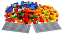 I-Toys Bricks Art.A-1677 Konstruktors 1526 gab+ pamatnes