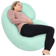 Maternity Pillow Memory Eco Sì -Duo Art.211474 Daudzfunkcionāls spilvens/pakavs grūtniecēm (Si-Duo),ar memory foam (īpaši mīksts un kluss pildījums, kas pielagojas ķermenim), 155x80cm