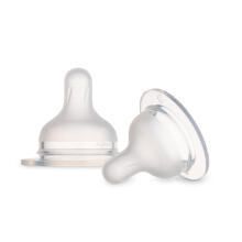 CANPOL BABIES silicone teat for S-shaped bottle XL (fast/pair) 2 pcs., 59/894
