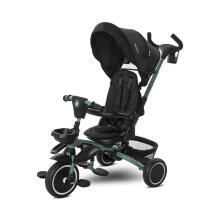Lorelli Freccia Art.10050670002 Black Bērnu  trīsritenis ar , rokturi un jumtiņu