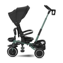 Lorelli Freccia Art.10050670002 Black Bērnu  trīsritenis ar , rokturi un jumtiņu