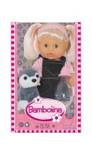 BAMBOLINA Doll Nena with dog 36cm, BD131