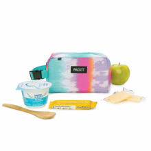 PackIt Small thermal food bag with handle - thermal lunch bag 340 ml Colorful Sorbet